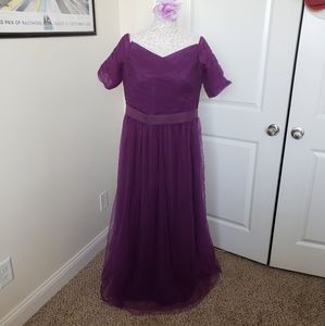 Brand new gown, plus size dark purple, size 16